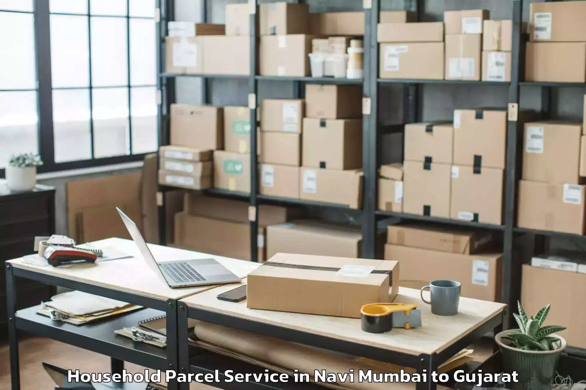 Book Navi Mumbai to Nadiad Household Parcel Online